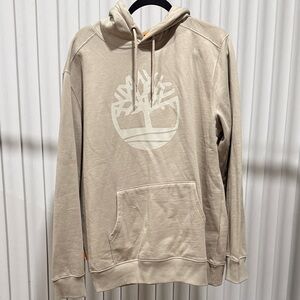 Timberland Beige Hoodie with Logo